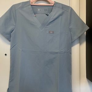 DUSTY BLUE FIGS SCRUB SET XS